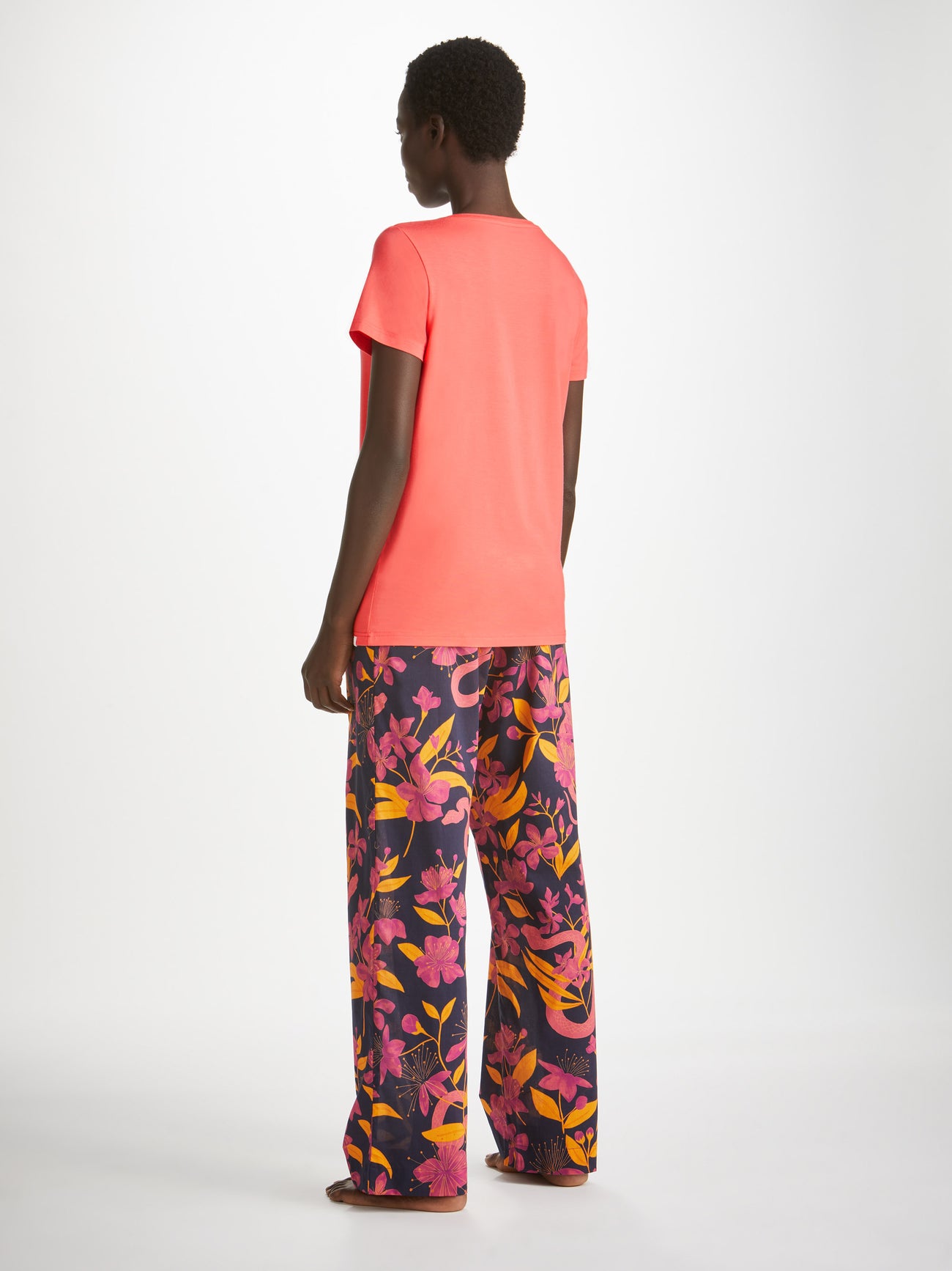 Derek Rose T-Shirt Lara coral – Bild 2