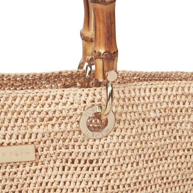 Heidi Klein Savannah Bay Medium Bamboo Bag natural – Bild 5