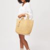 Heidi Klein Savannah Bay Medium Bamboo Bag natural