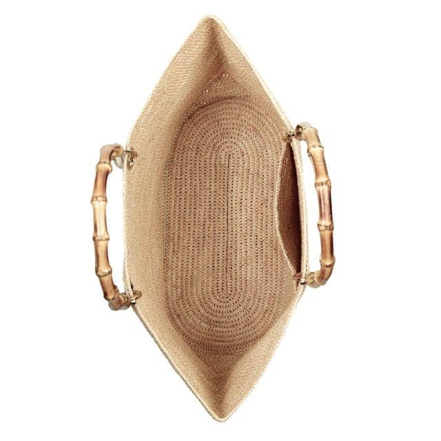 Heidi Klein Savannah Bay Medium Bamboo Bag natural – Bild 3