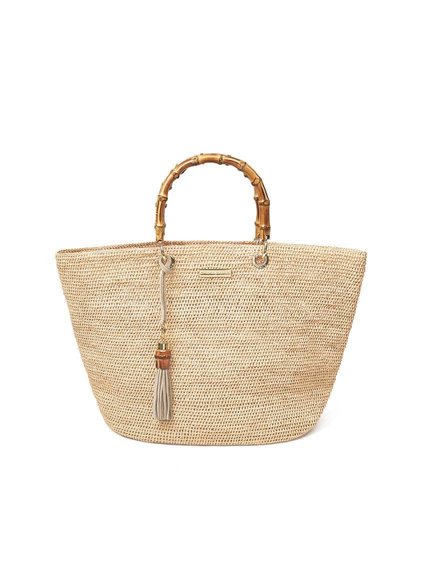 Heidi Klein Savannah Bay Medium Bamboo Bag natural – Bild 2