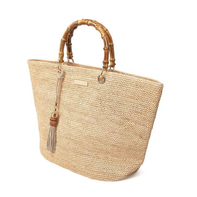 Heidi Klein Savannah Bay Medium Bamboo Bag natural – Bild 4
