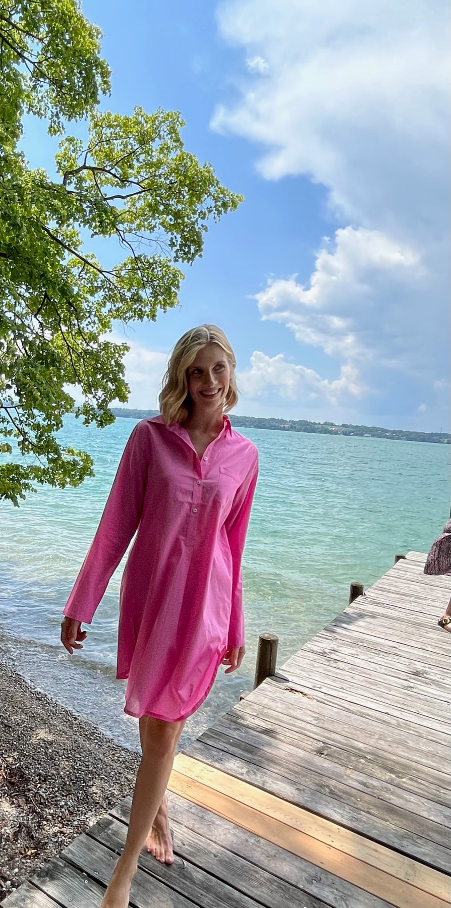 June and Julie Nachthemd Vence pink