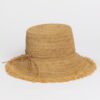 Hat Attack Bucket-Hat Packable Raffia natural