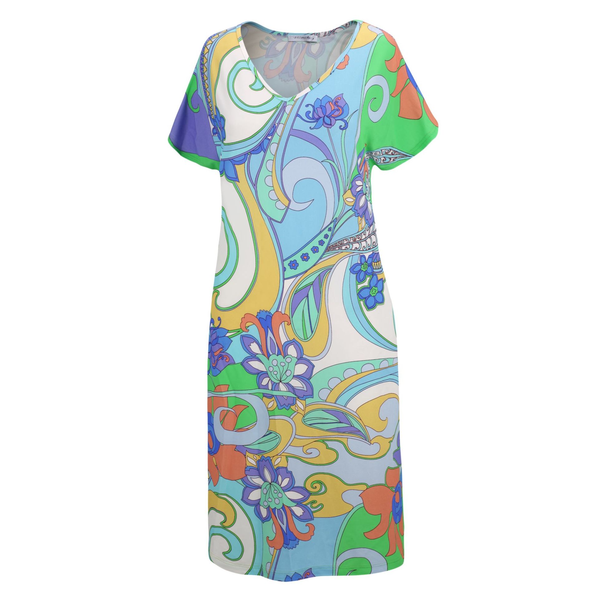 Fürstenberg Kleid aqua bunt