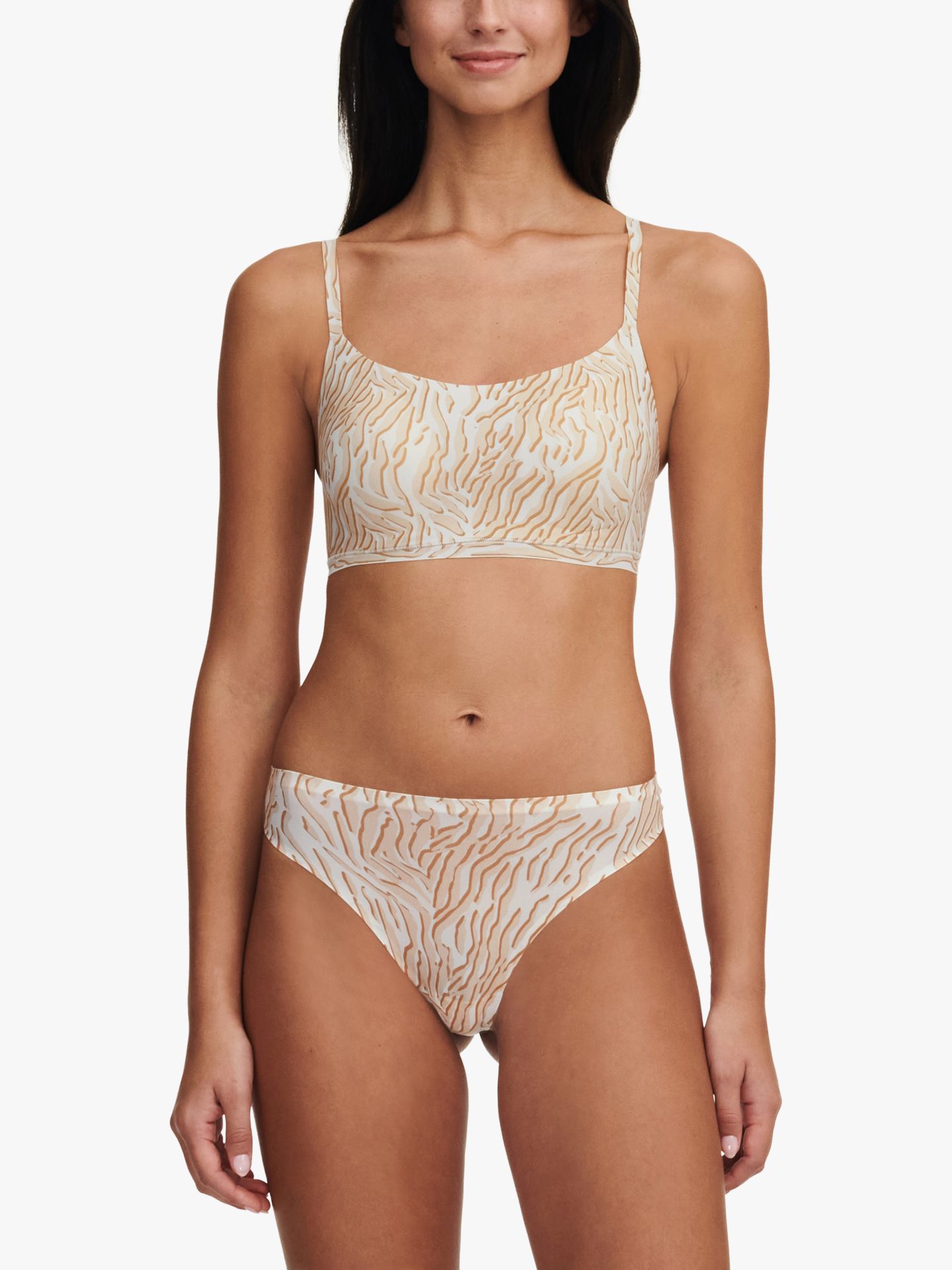 Chantelle Bralette Softstretch Desert Sand Print