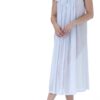 Celestine Nachthemd Coralie mit Arm weiss