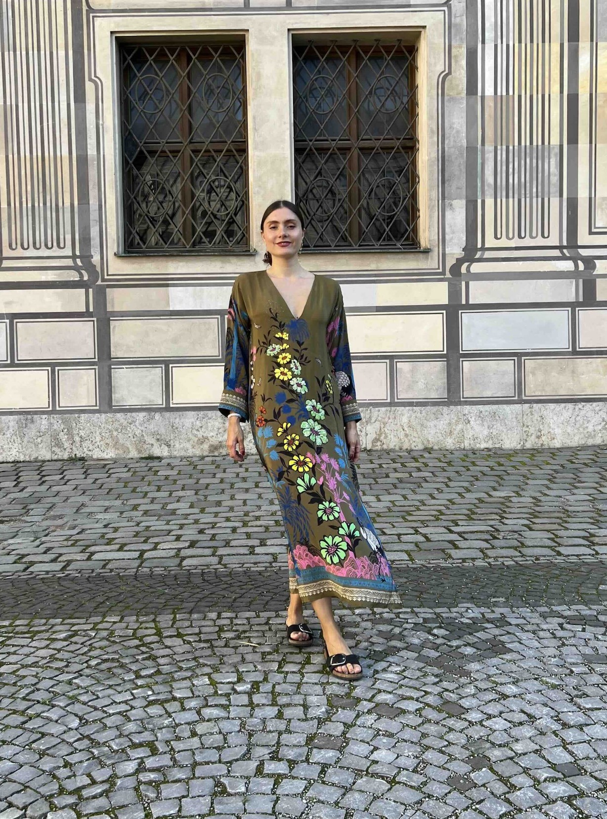 Anjuna Kaftan Lilly long green