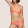 Andres Sarda unterlegter BH mit Bügel Turqueta papaya