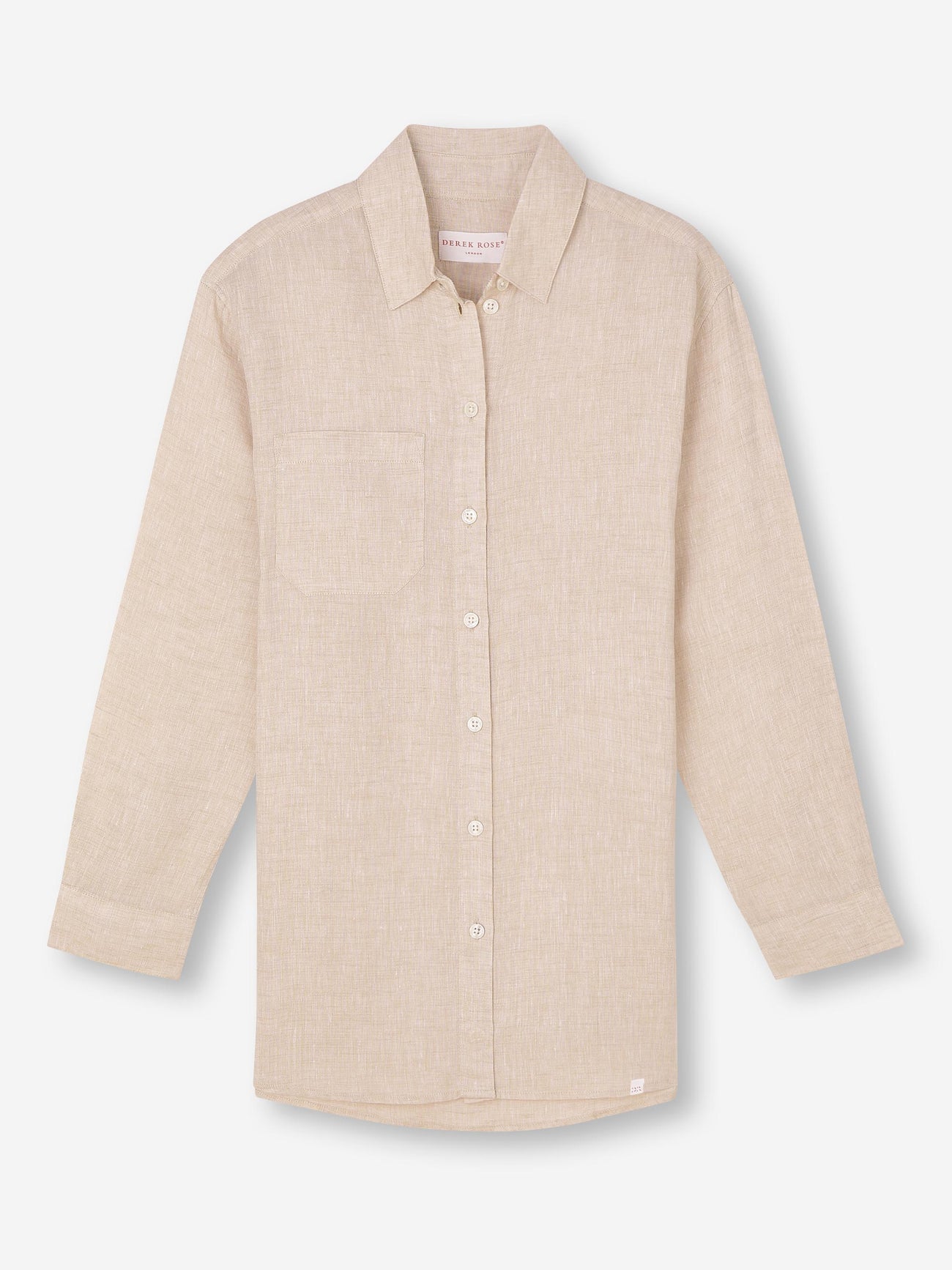 Derek Rose Shirt Sicily sand – Bild 3