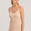 Hanro Spaghetti Top Padded Cotton Seamless beige