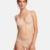 Wolford Tulle control Shorts clay