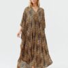 Melissa Odabash Kaftan cheetah
