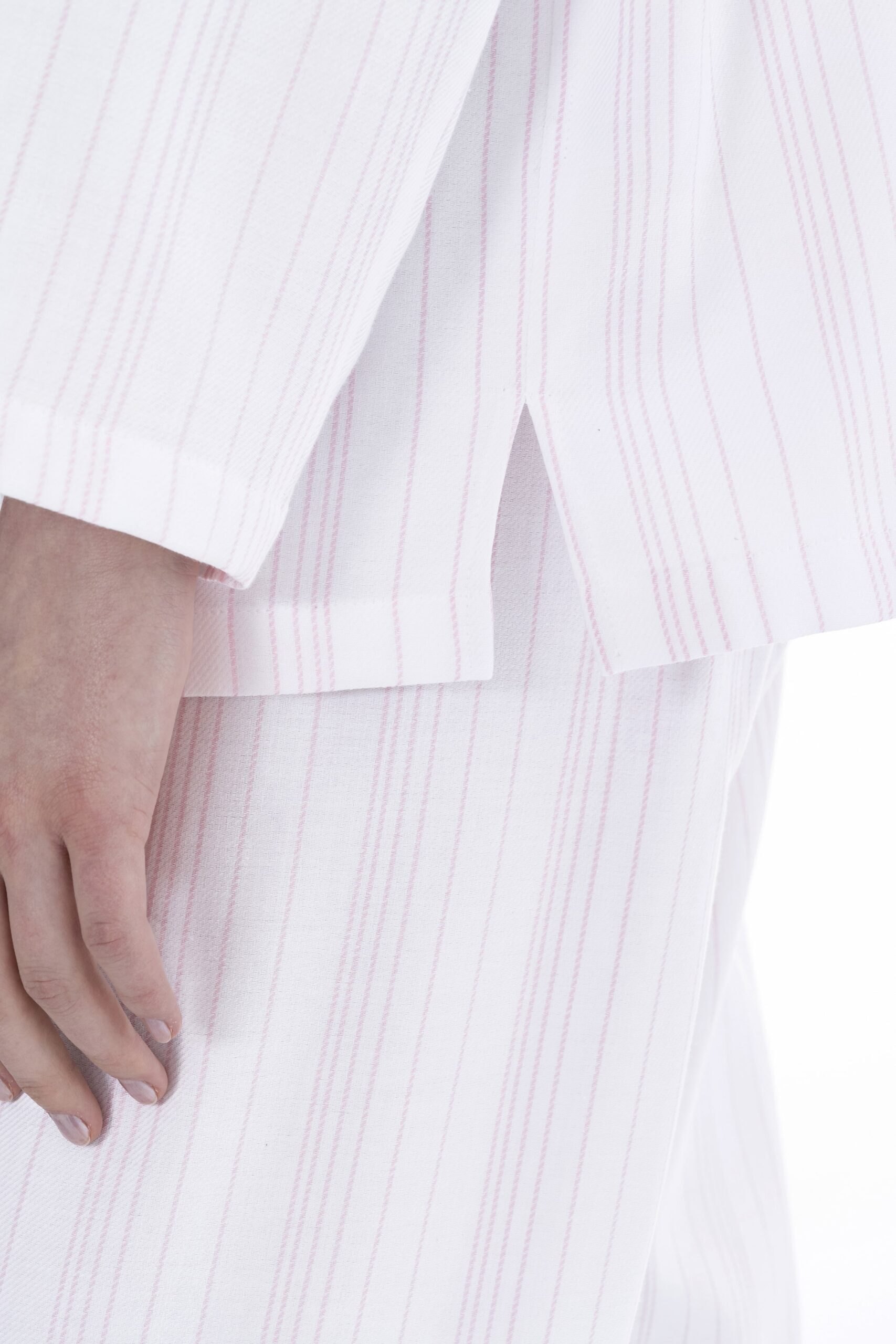 Celestine Pyjama Klassik Bea rose/weiß – Bild 5