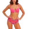 Wacoal Panty Embrace Lace Shorty hot pink