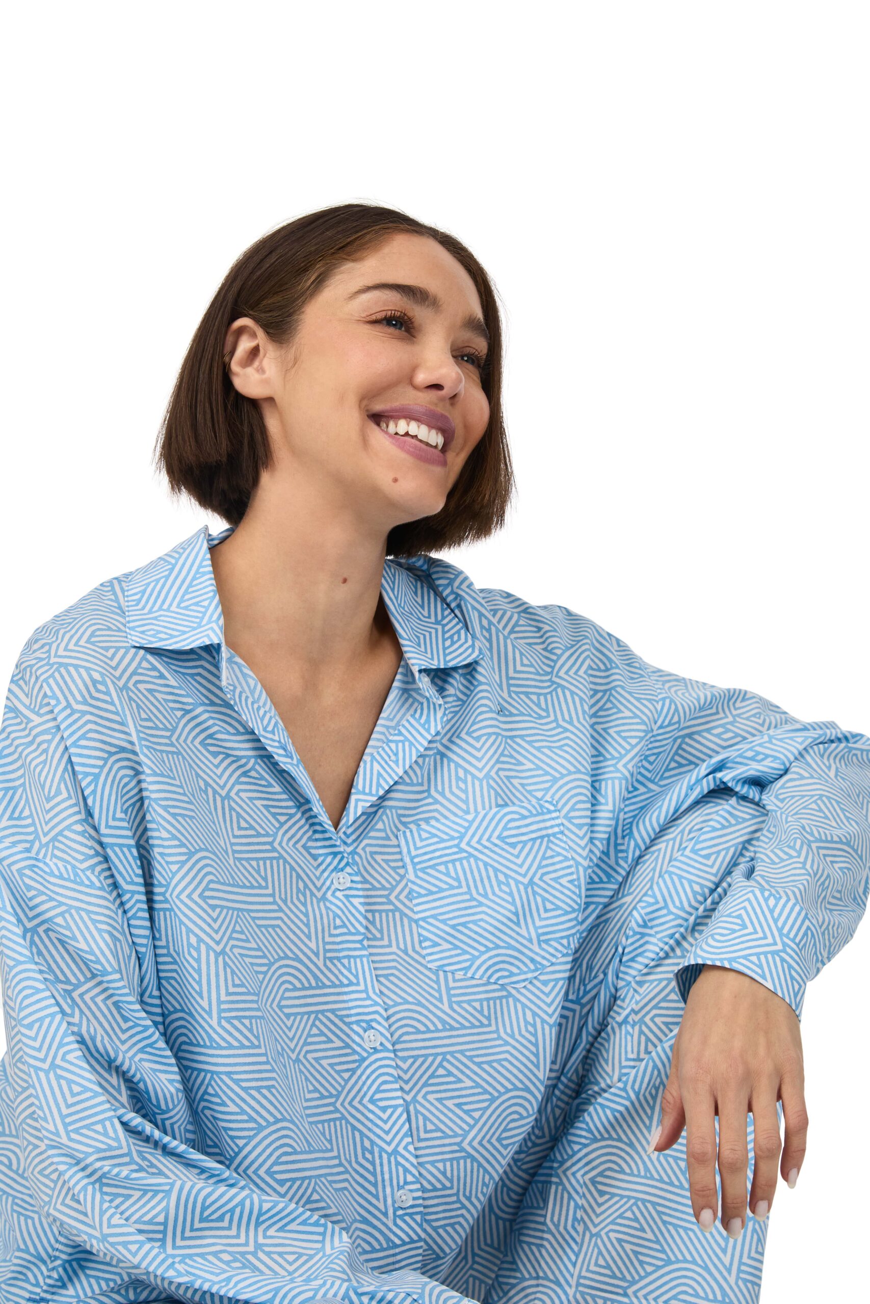 Alternative view of DKNY Pyjama aqua print