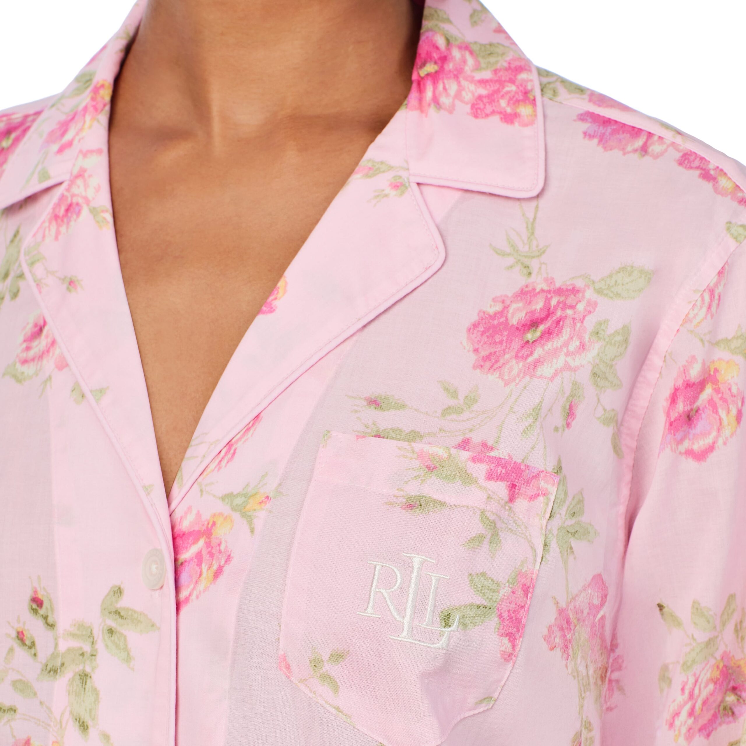 Ralph Lauren Pyjama pink floral – Bild 3
