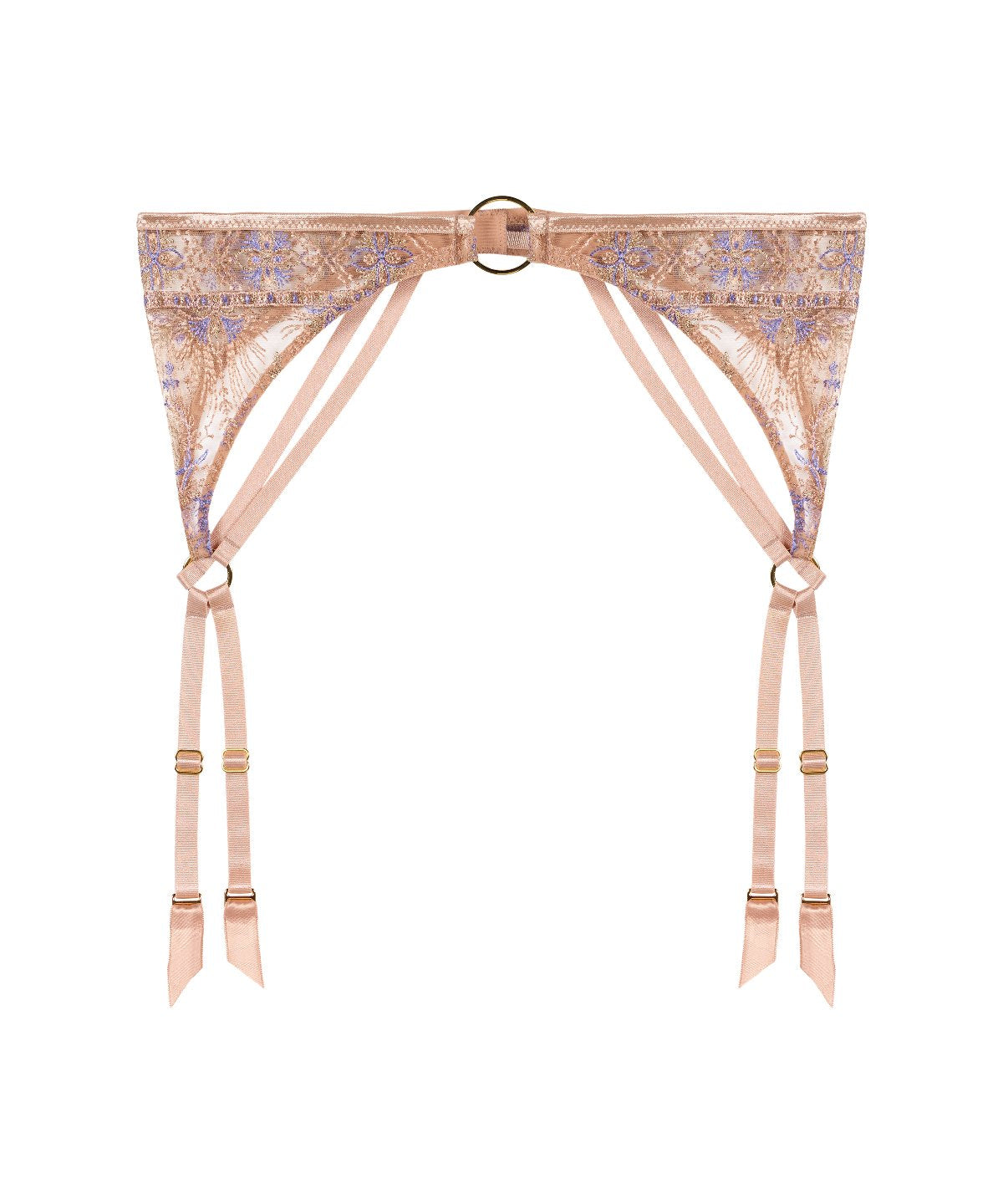 Aubade Strumpfhalter Sound of Heart lavender – Bild 4