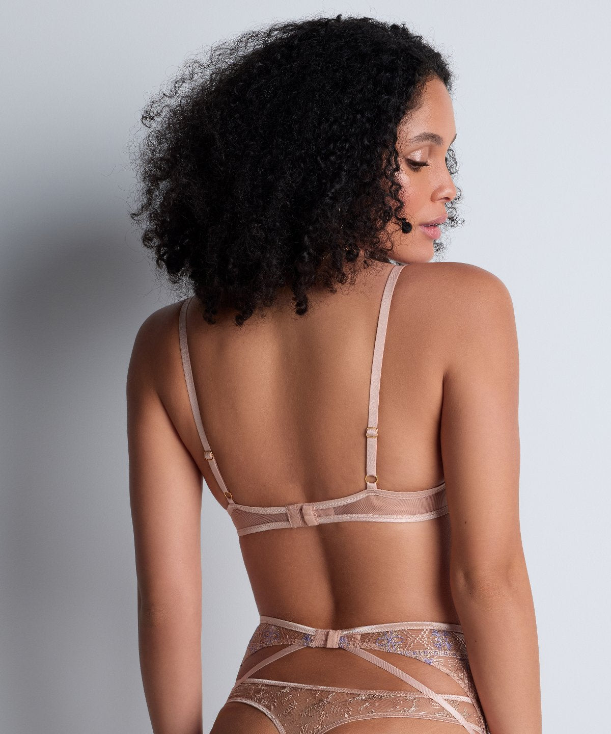 Aubade Strumpfhalter Sound of Heart lavender – Bild 3