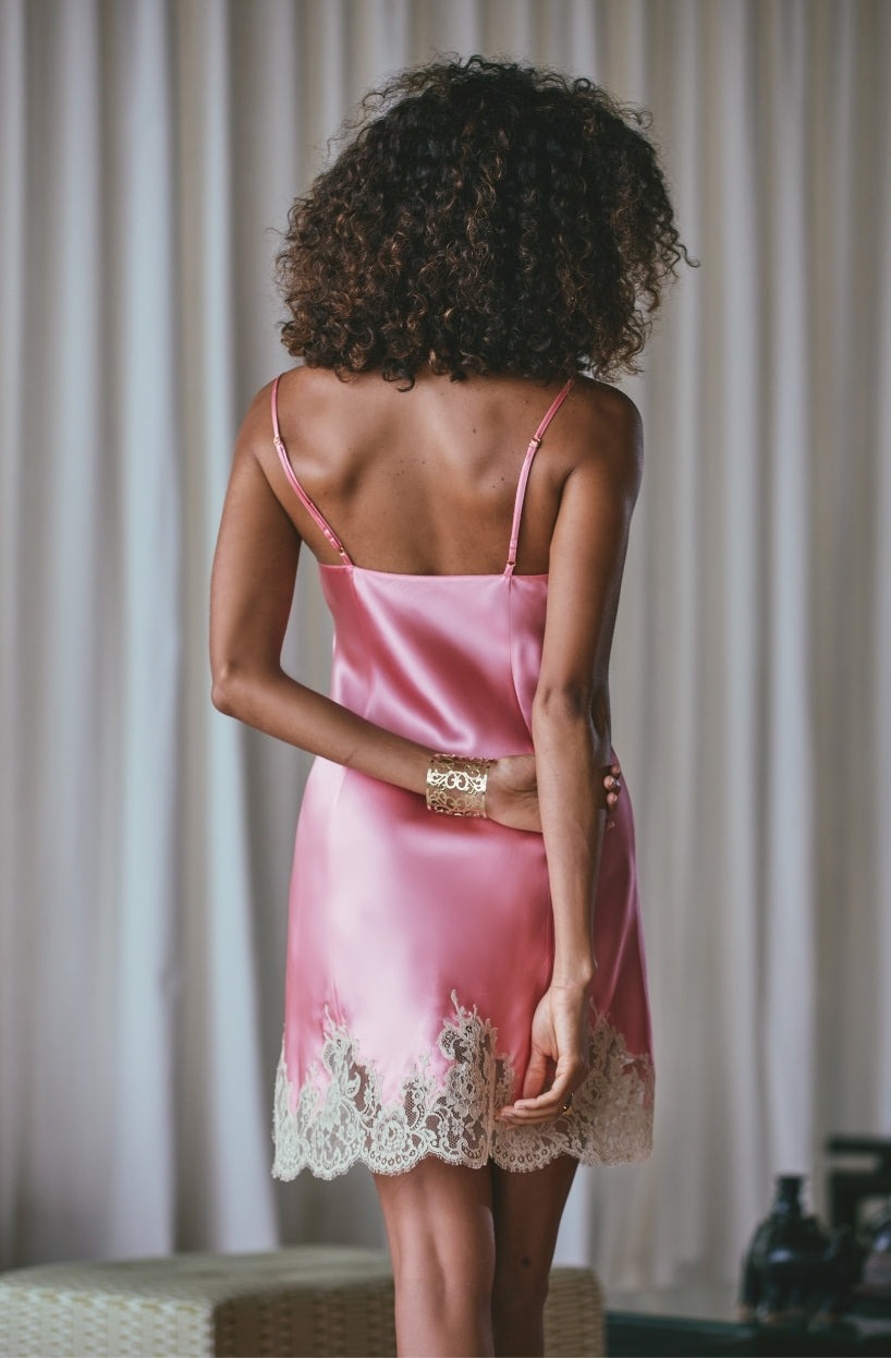 Alternative view of Marjolaine Negligee Artemis rose/lin