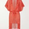 Max Mara kurzer Kaftan Donnola rosa