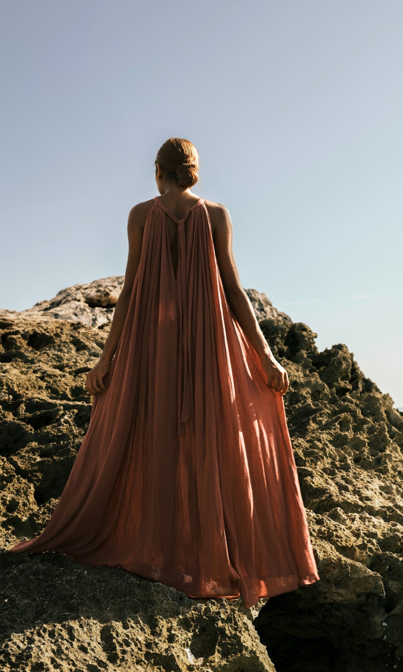 Spiritum Tulum Kleid Sayab terracotta – Bild 2