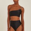 Lenny Niemeyer Badeanzug One Shoulder Rope black