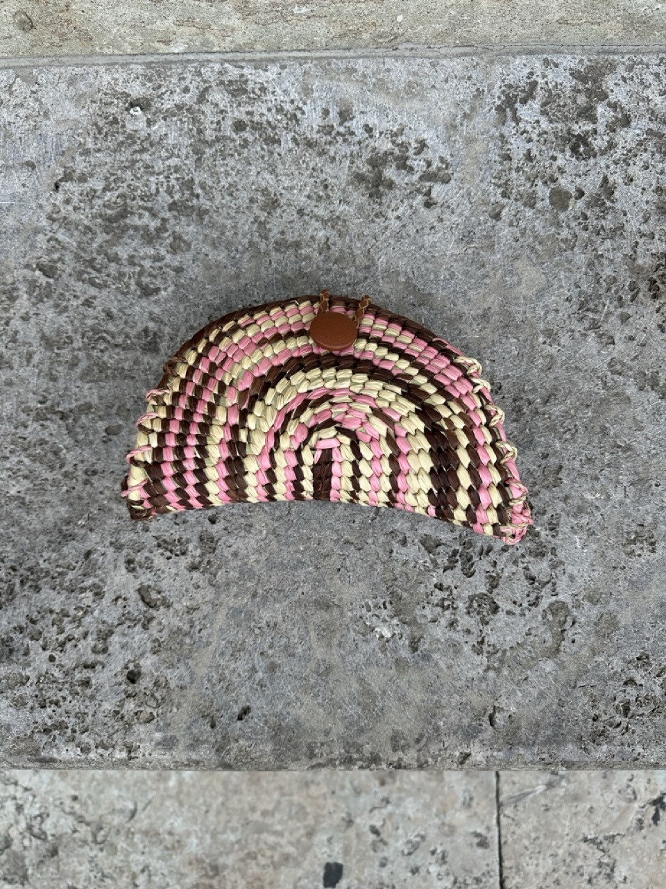 Alma Bags Clutch small neopolitan pink