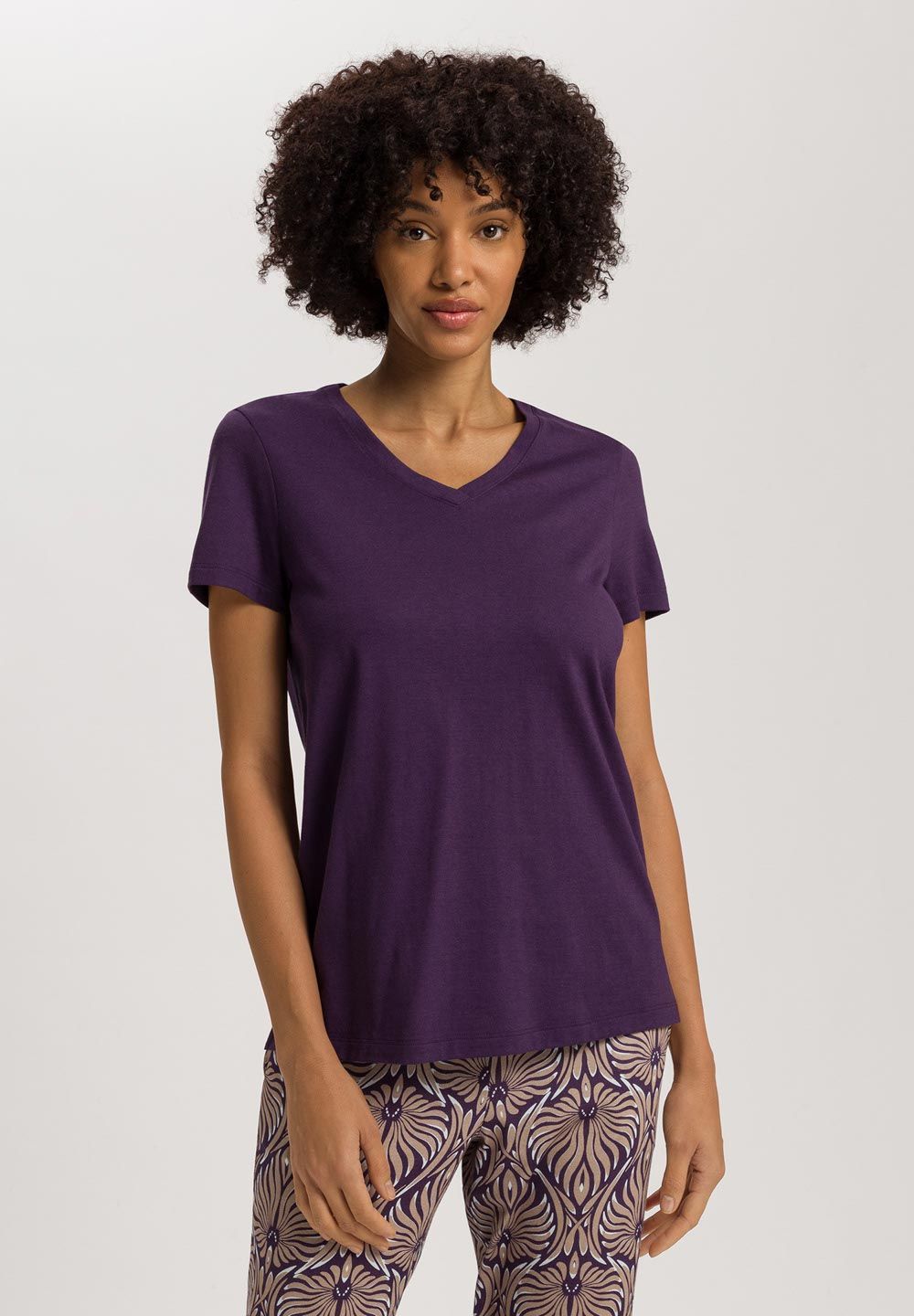Hanro Tshirt Sleep and Lounge amethyst