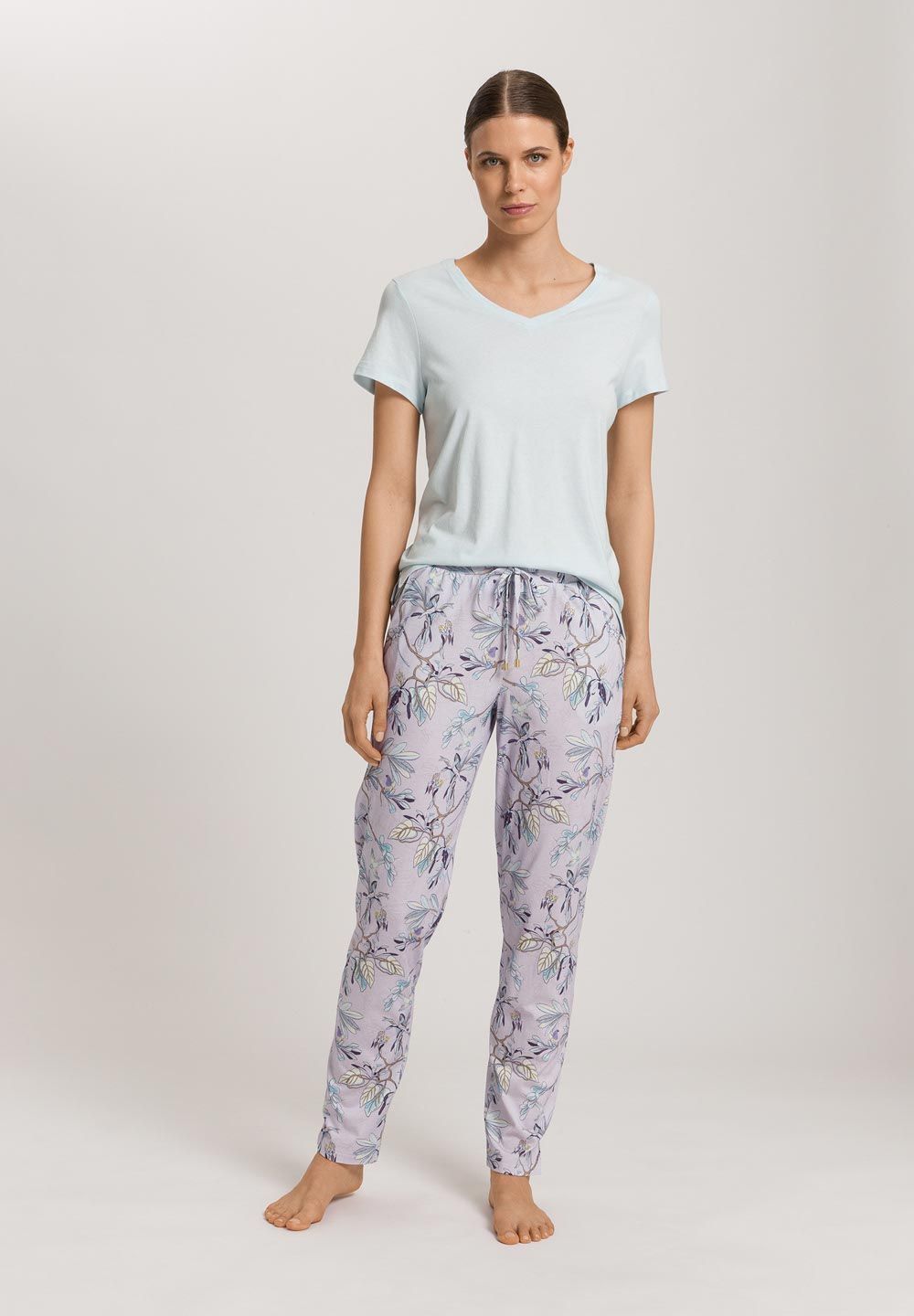 Hanro Tshirt Sleep and Lounge delicate blue – Bild 3