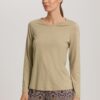 Hanro Shirt langarm Sleep and Lounge lemon pepper