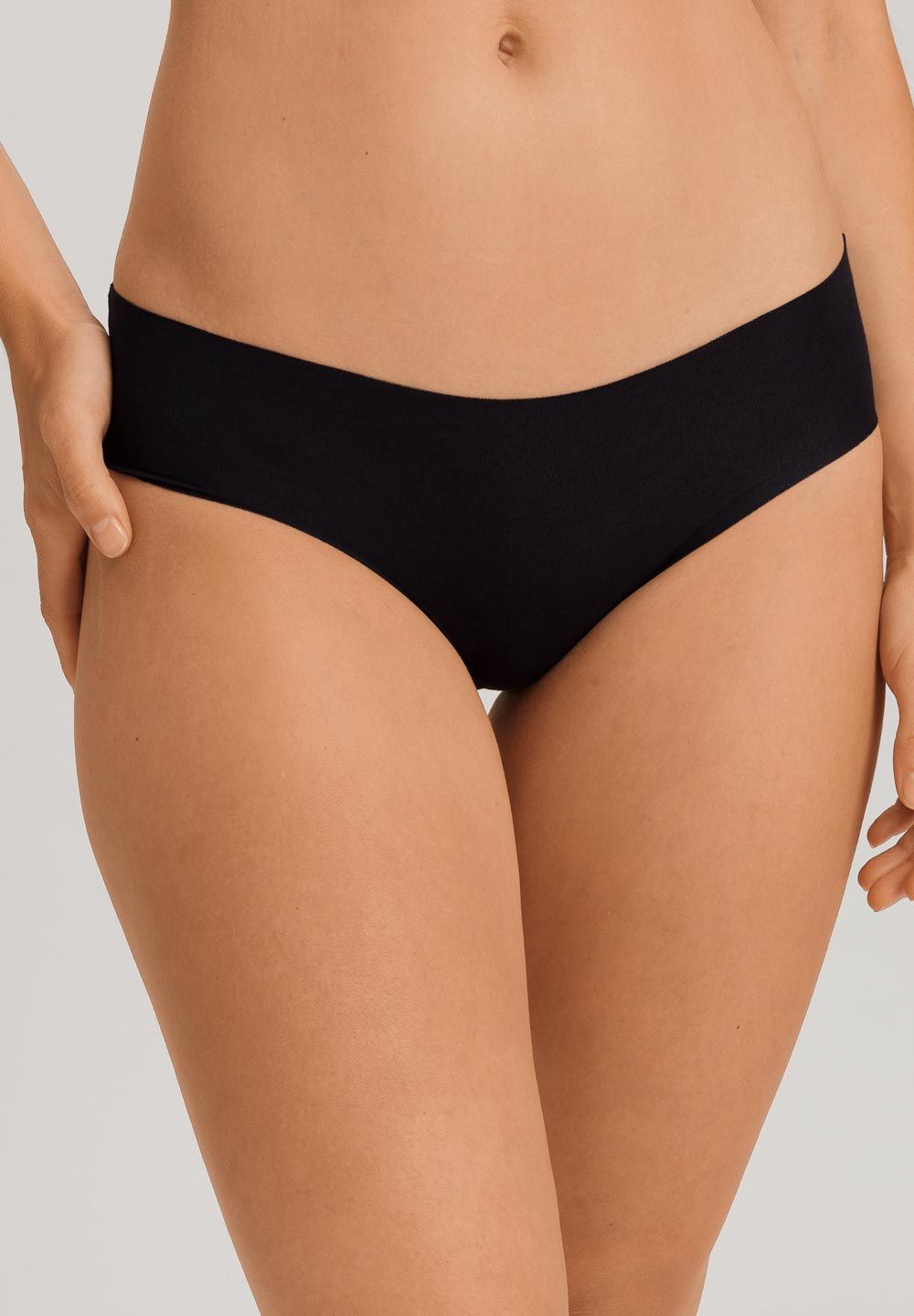 Hanro Midi Slip Invisible Cotton black