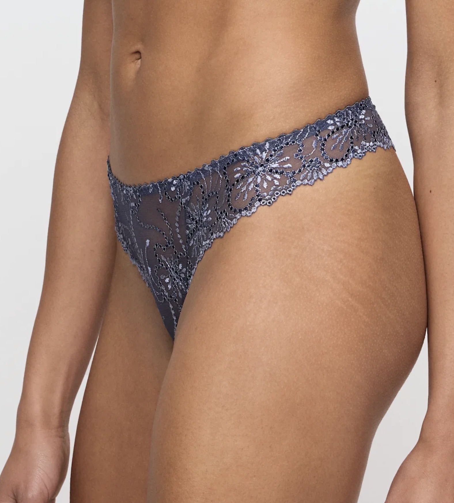 Alternative view of Marie Jo String Jane blue shadow