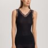 Hanro Top Woolen Lace black