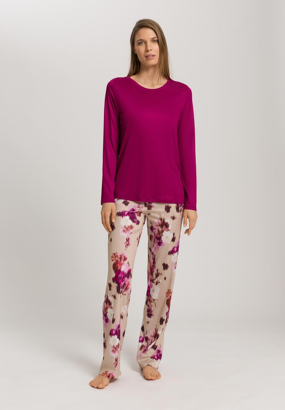 Hanro Shirt langarm Olivia pink tourmaline – Bild 3