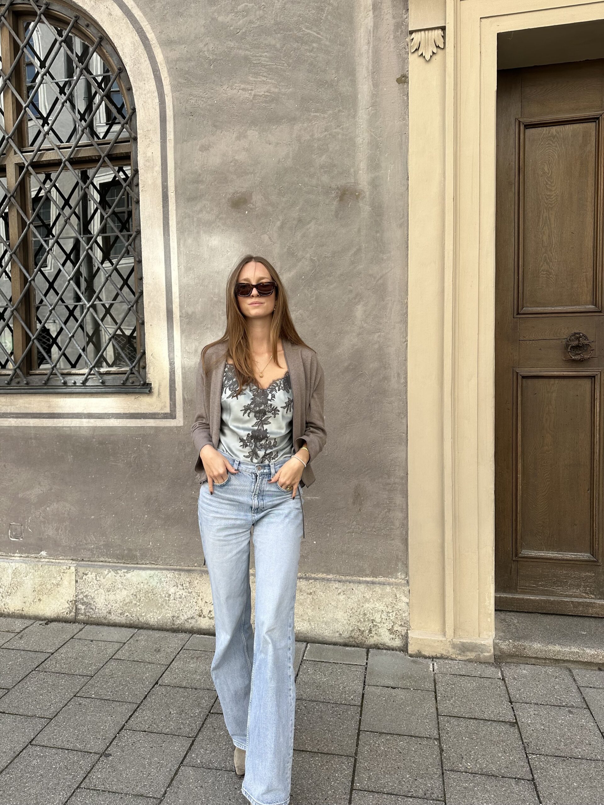 Marjolaine Seidentop haze/slate