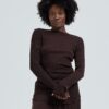 Seamless Basic Merino Oberteil Elegante black