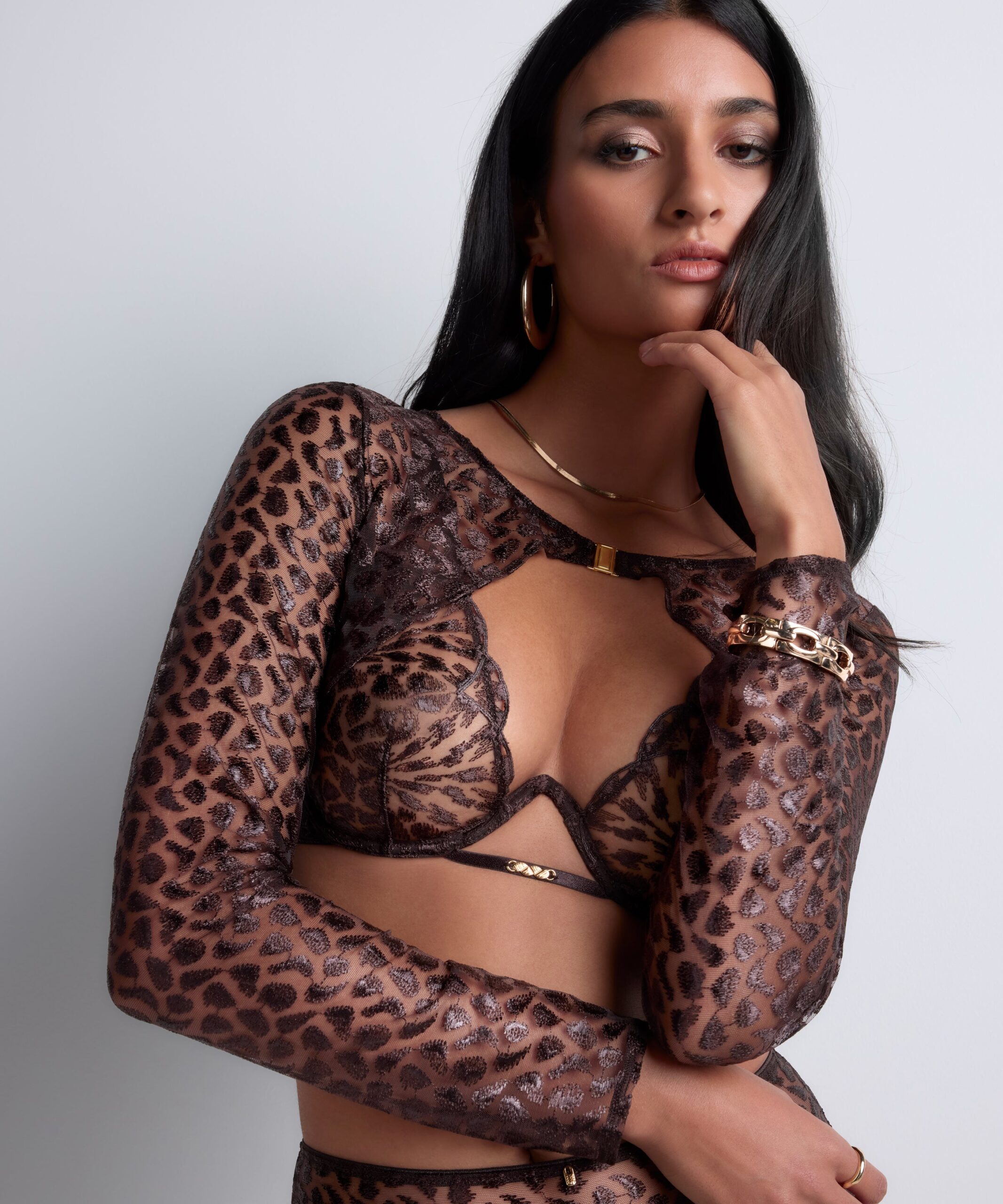 Aubade Bolero Crazy in Love satin brown – Bild 2