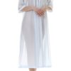 Celestine Nachthemd Marcella-2 weiss