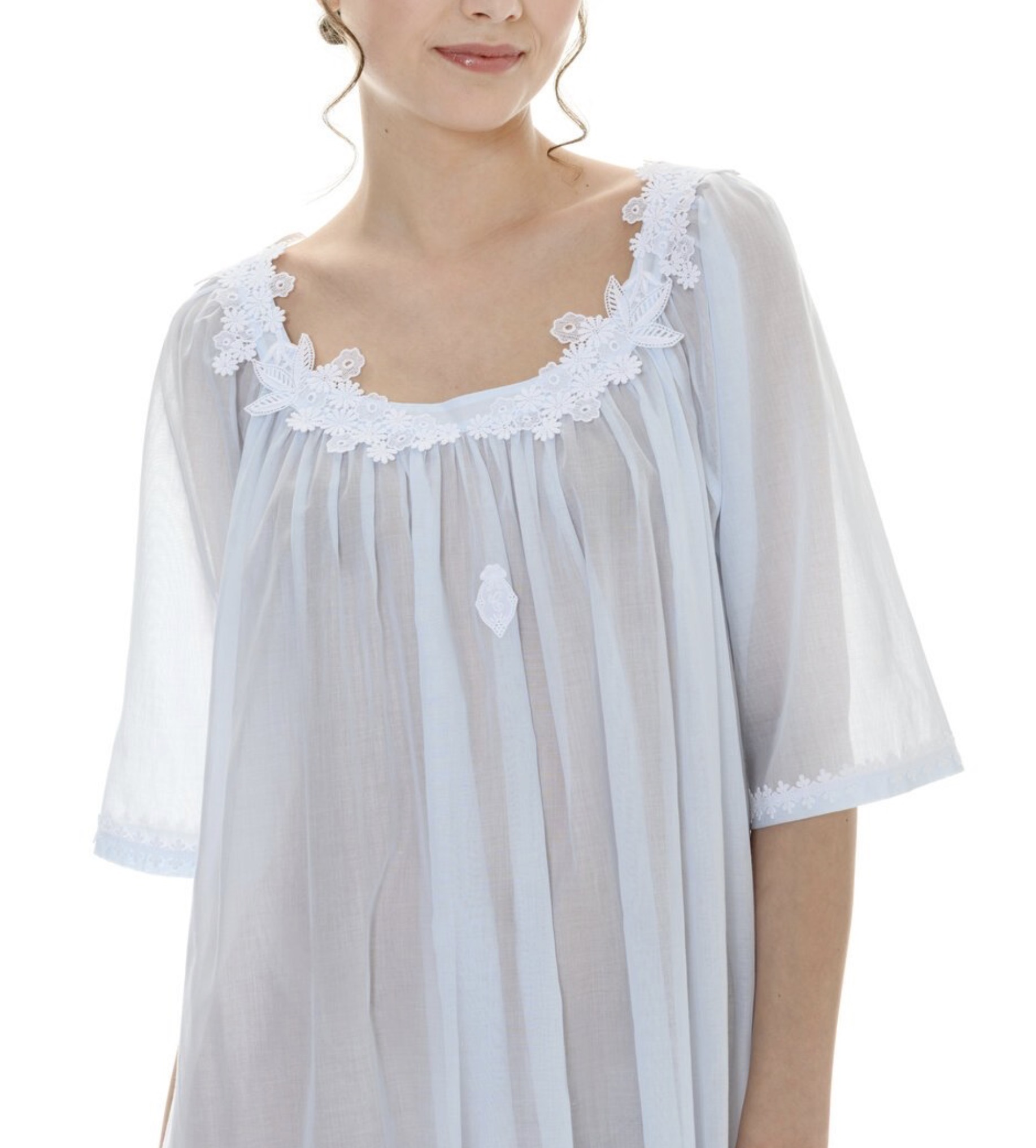 Celestine Nachthemd Marcella-2 ciel – Bild 3