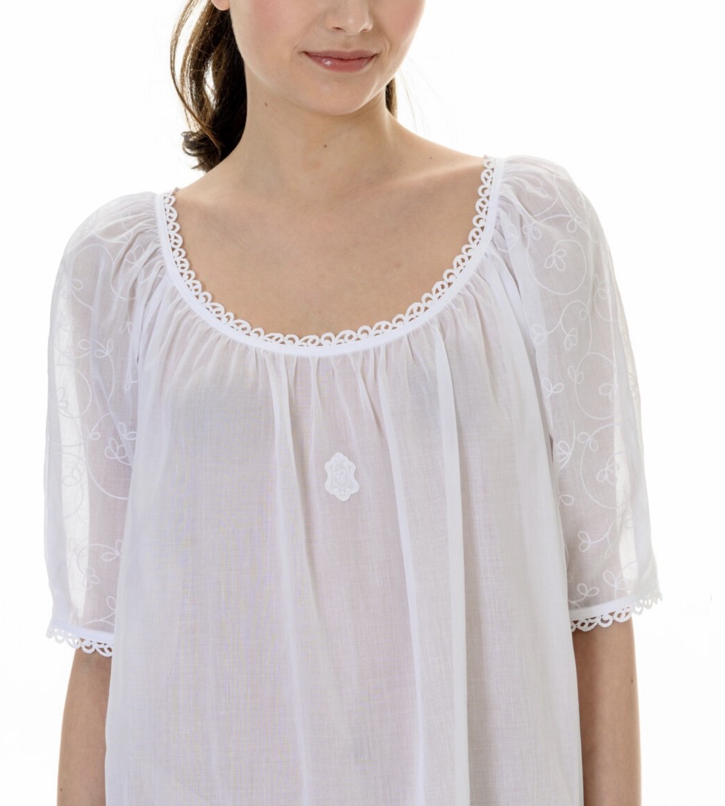 Celestine Babydoll Anissa-2 weiss – Bild 3