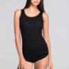 Oscalito Tank Top Wolle Seide 3442R nero