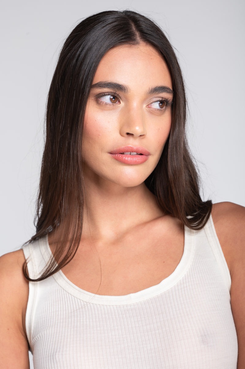 Oscalito Tank Top Wolle Seide 3442R champagner – Bild 3