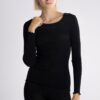 Oscalito Rollkragen Modal Cashmere nero