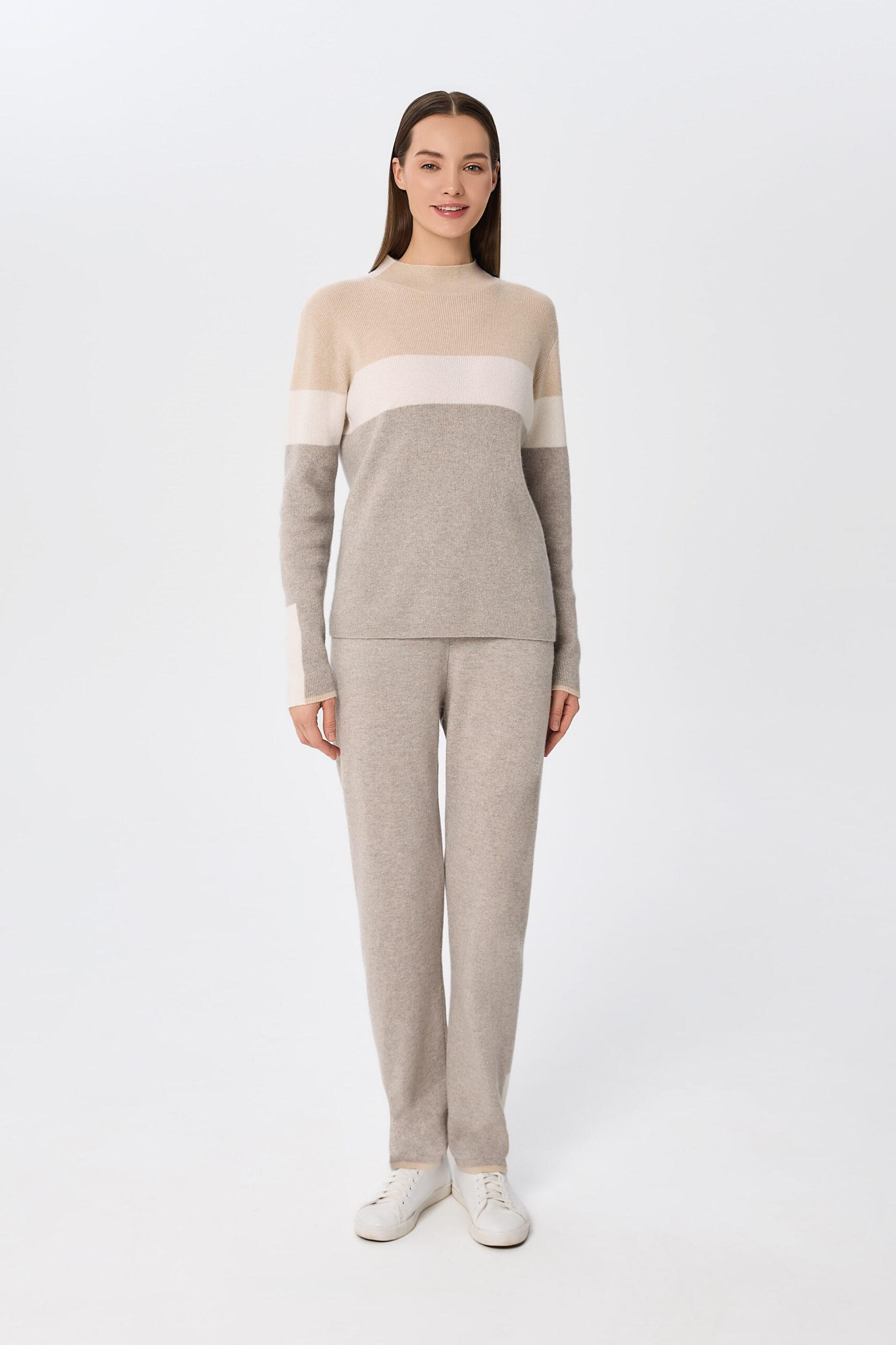 Marc and Andre Homewear Set Pullover+Hose Urban Blocks grey