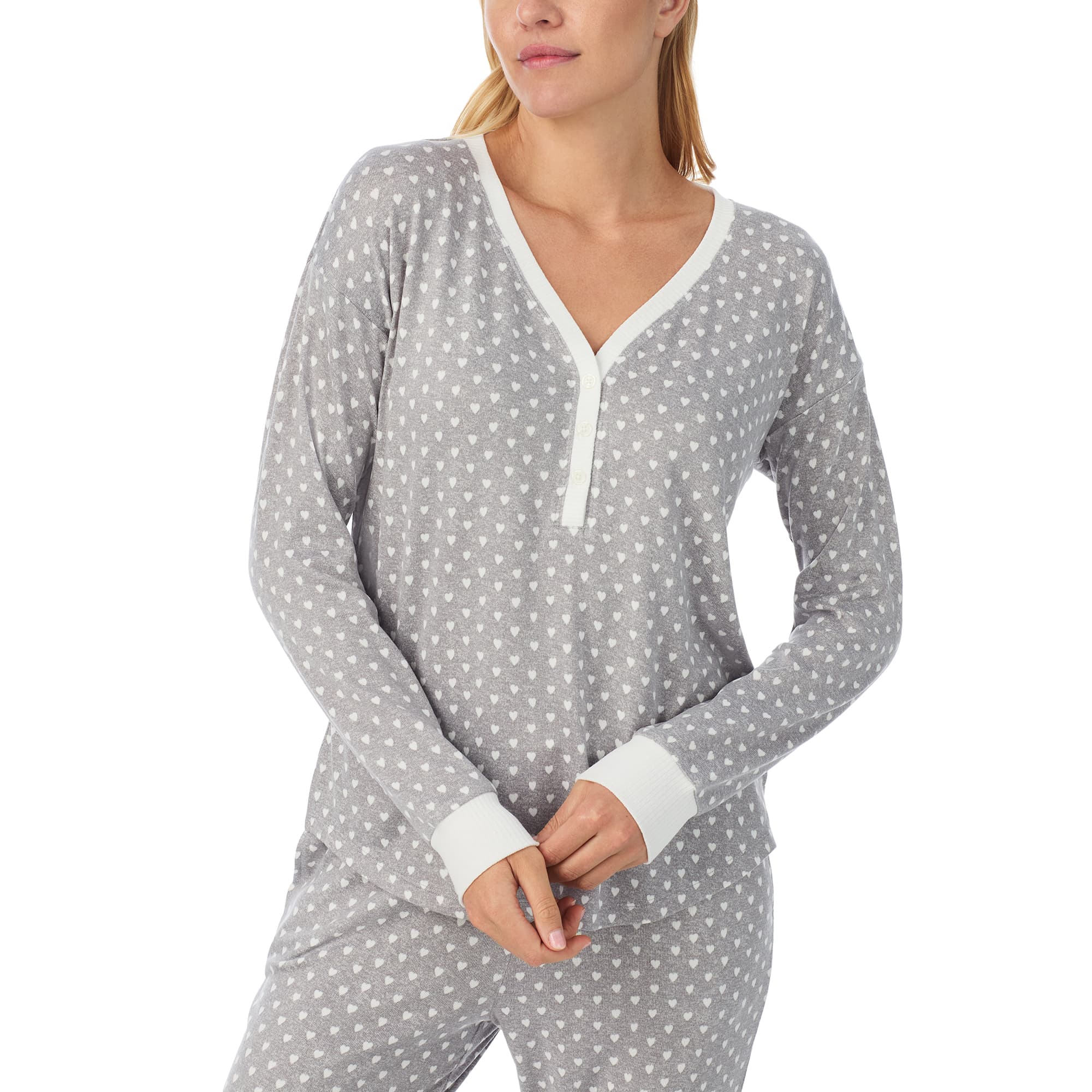 Kate Spade Pyjama grey hearts – Bild 3