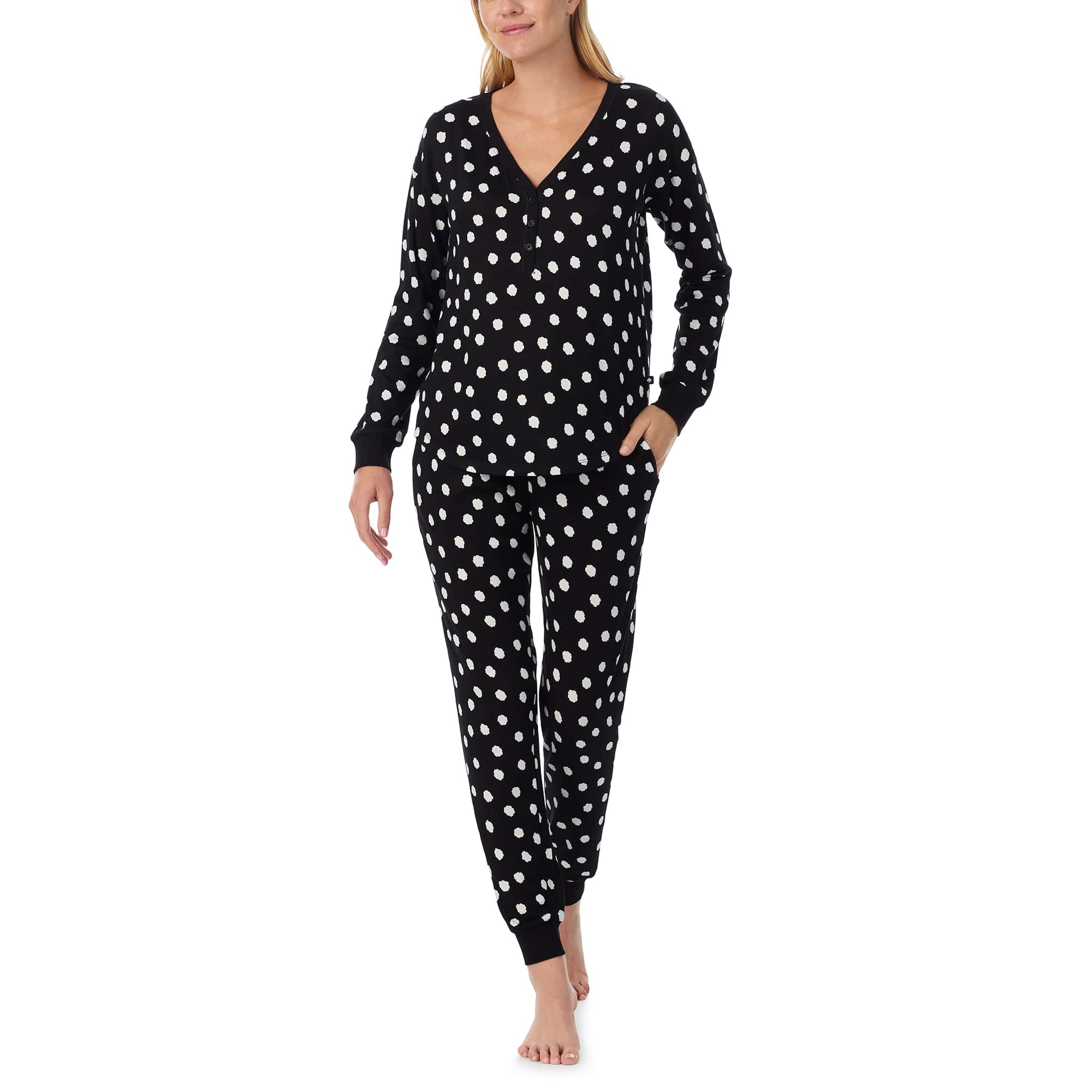 Kate Spade Pyjama black dots