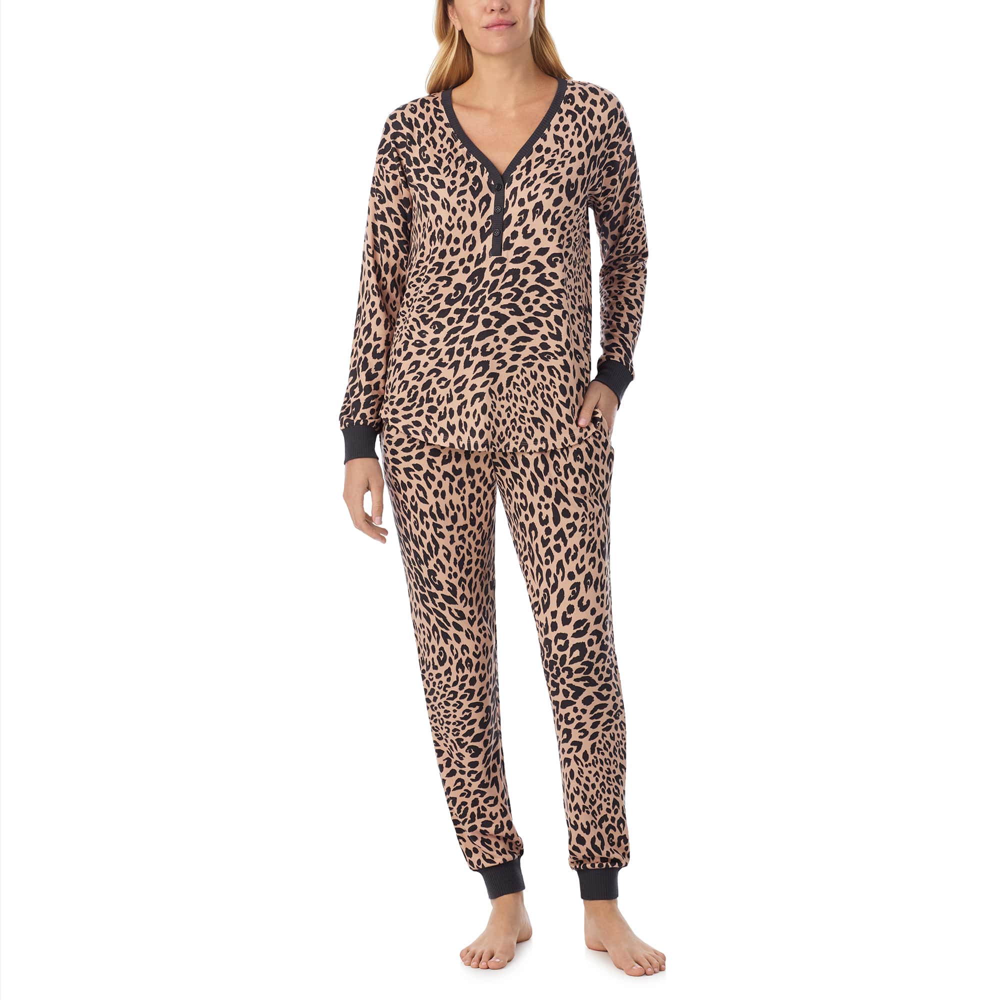 Kate Spade Pyjama brown animal print leo