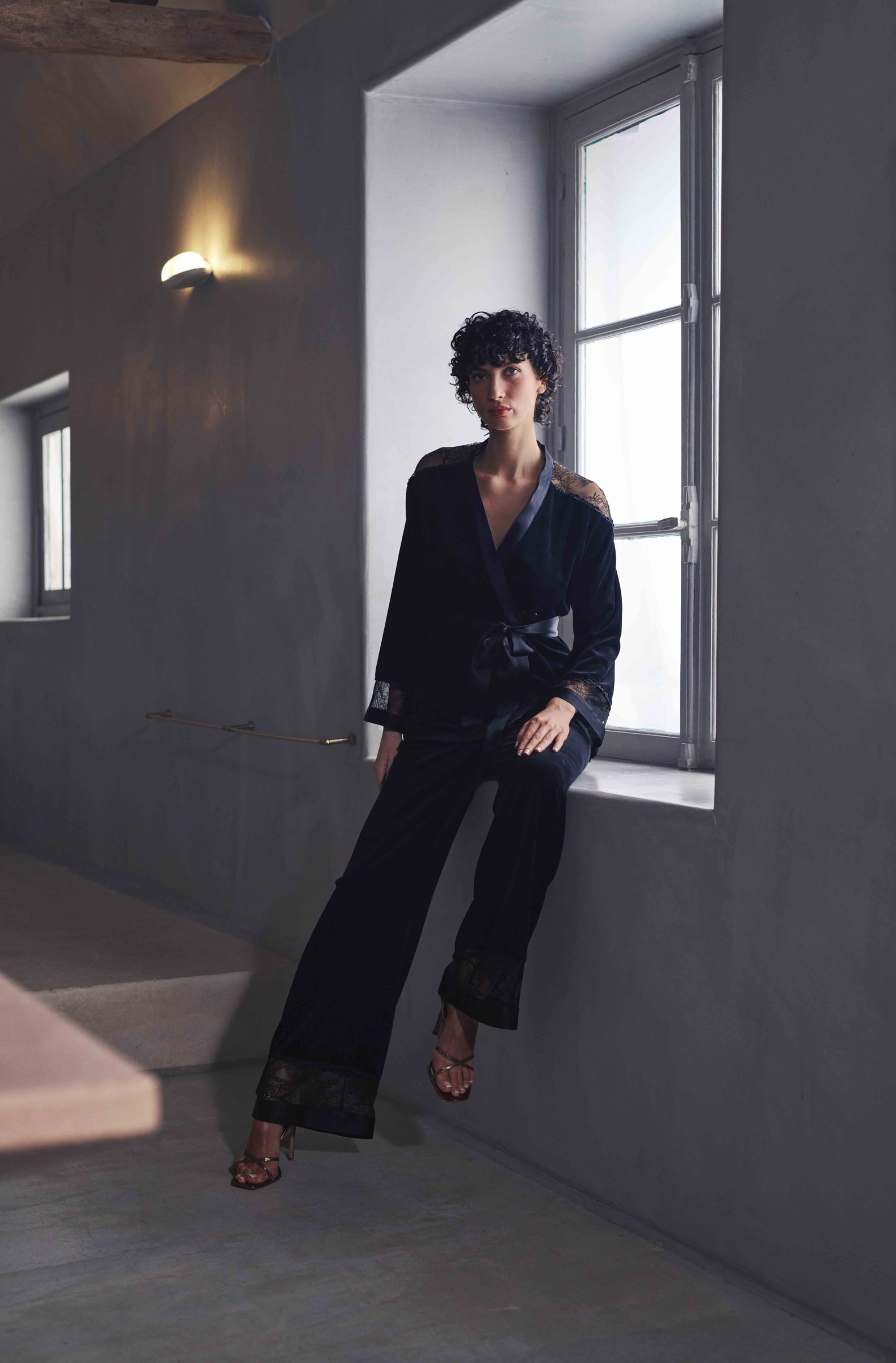 Marjolaine Pyjama Billie noir