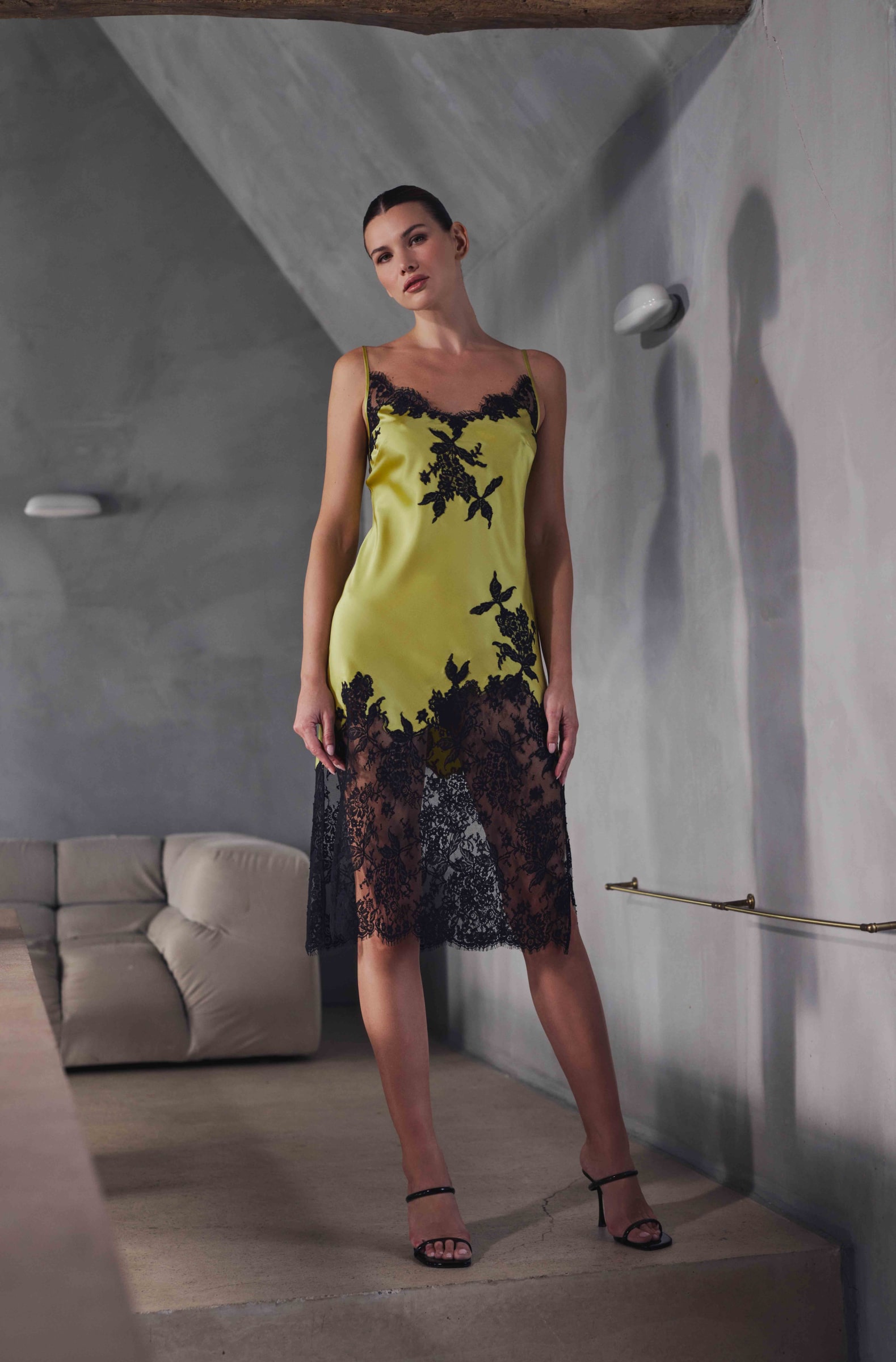 Marjolaine Negligee Bella citron/noir